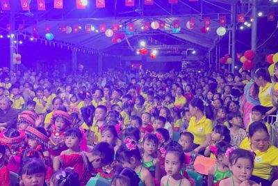 Tưng bừng “Đêm hội trăng rằm” tại Trường Mầm non Nghĩa Châu