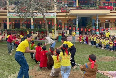 SÔI NỔI CÁC HOẠT ĐỘNG TRẢI NGHIỆM TẾT NGUYÊN ĐÁN 2026 TẠI TRƯỜNG MẦM NON NGHĨA CHÂU