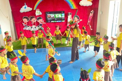 Hoạt động khám phá “Ngày giỗ Tổ Hùng Vương” Lớp 4 tuổi A