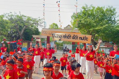 Hoạt động trải nghiệm – tái hiện lịch sử chào mừng ngày Giải phóng miền Nam 30/4